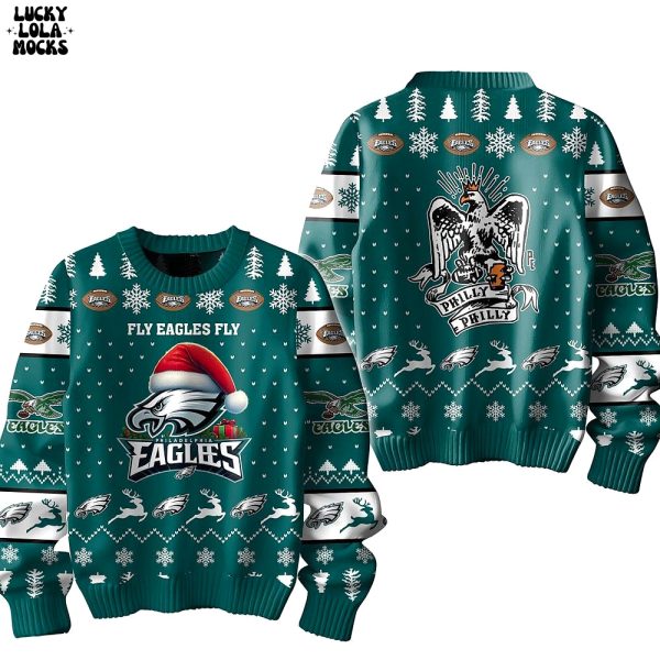 Fly Eagles Fly For Love Warm Sweater