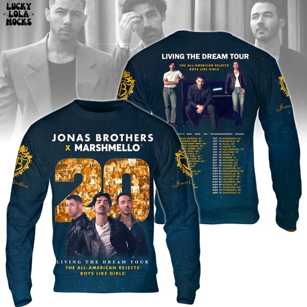 Jonas Brothers Living The Dream Tour Shirt