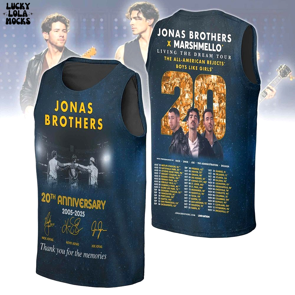 Jonas Brothers x Marshmello Living The Dream Tour Shirt Jonas Brothers x Marshmello Living The Dream Tour Shirt