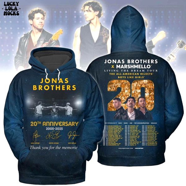 Jonas Brothers x Marshmello Living The Dream Tour Shirt