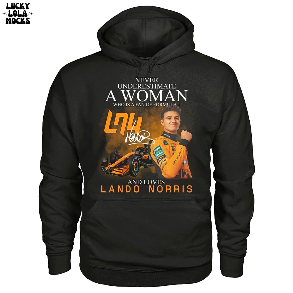 Never Underestimate A Woman And Loves Lando Norris Shirt Never Underestimate A Woman And Loves Lando Norris Shirt