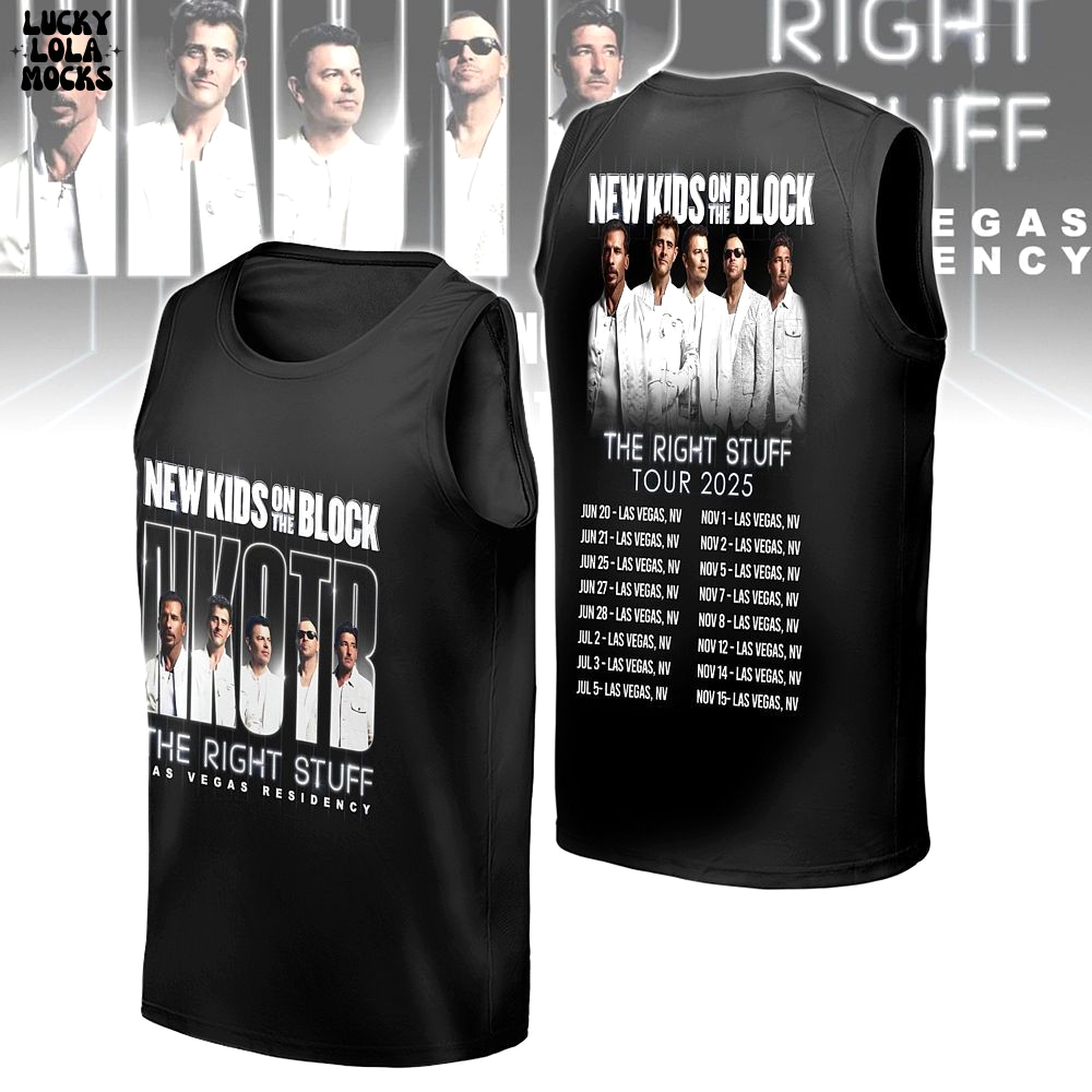 New Kids On The Block The Right Stuff Tour 2025 Shirt New Kids On The Block The Right Stuff Tour 2025 Shirt