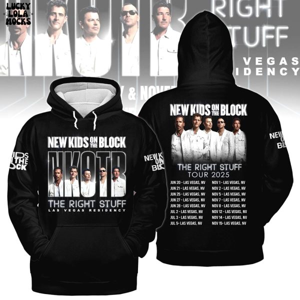 New Kids On The Block The Right Stuff Tour 2025 Shirt