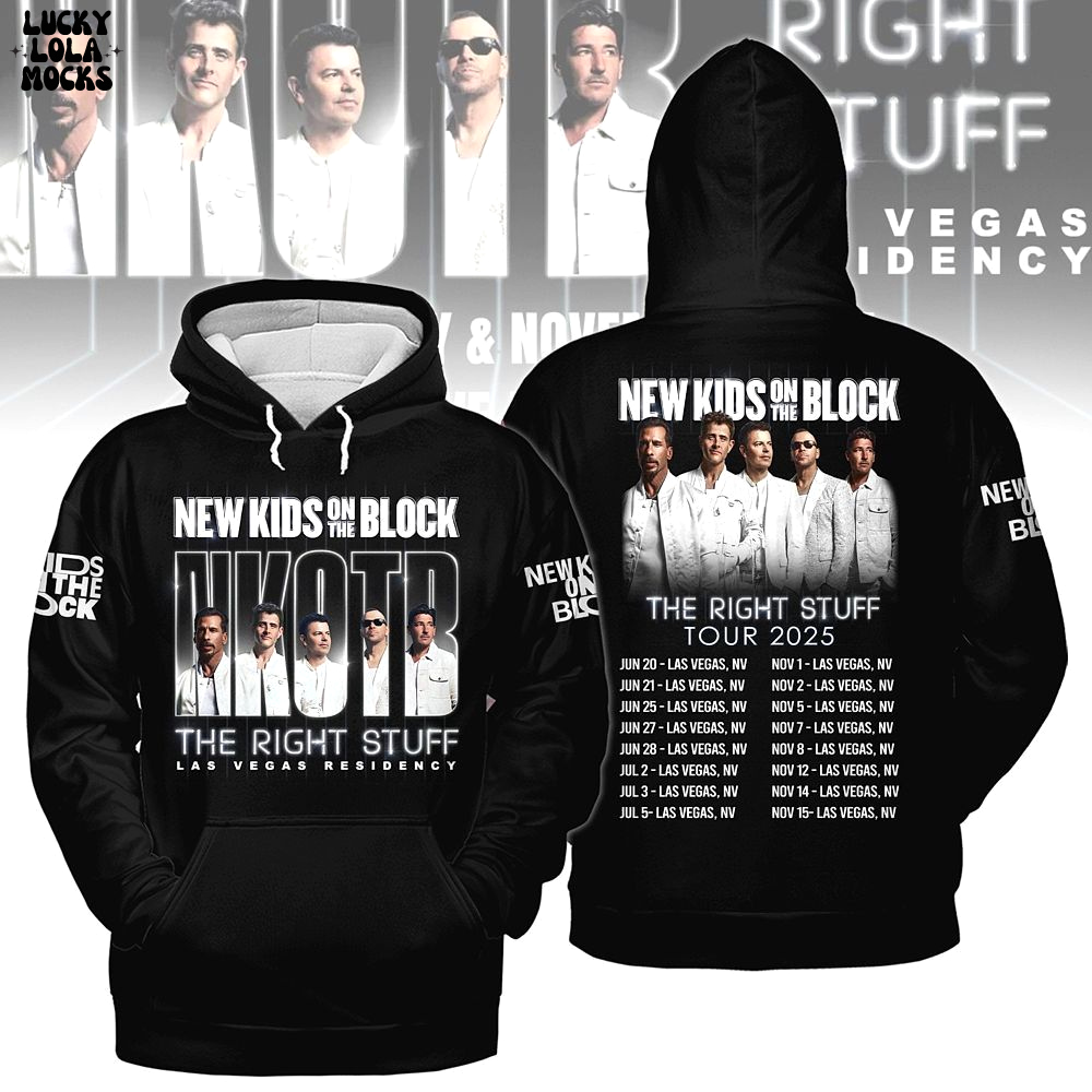 New Kids On The Block The Right Stuff Tour 2025 Shirt New Kids On The Block The Right Stuff Tour 2025 Shirt
