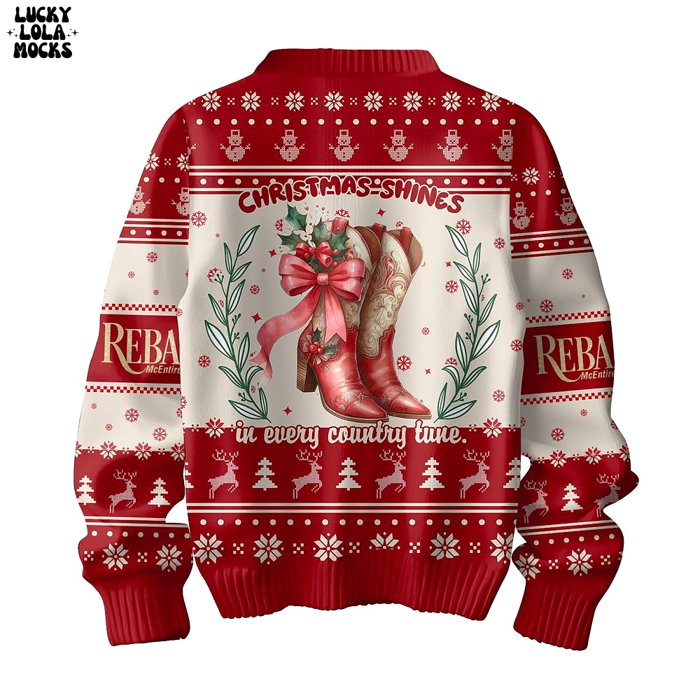 Reba McEntire Warm Wishes For Love Sweater Reba McEntire Warm Wishes For Love Sweater