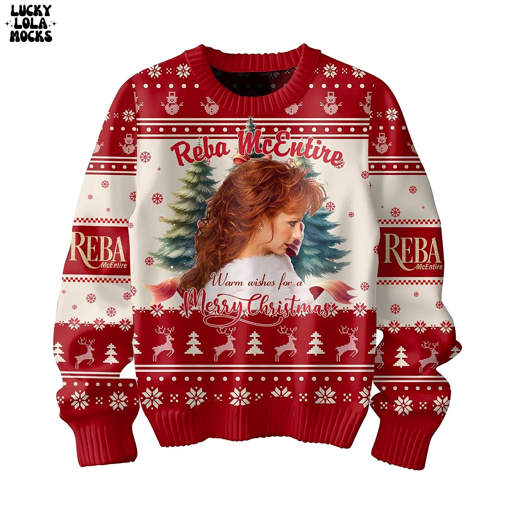 Reba McEntire Warm Wishes For Love Sweater Reba McEntire Warm Wishes For Love Sweater