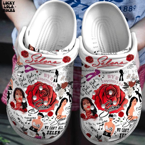 Selena Bidi Bid Born Bom Flower Crocs