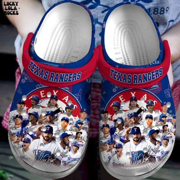 Texas Rangers New Season 2025 For Fans Crocs