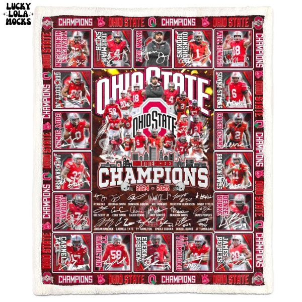 The Buckeyes 135th Anniversary 1890-2025 Sherpa Fleece Blanket