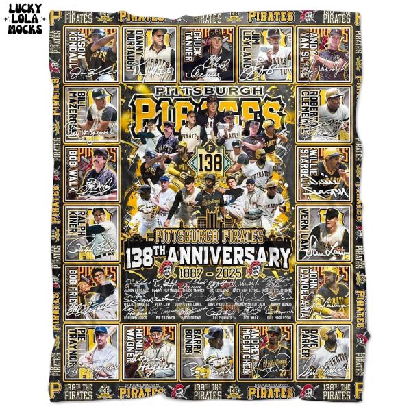 The Pirates 138th Anniversary 1887-2025 For Fan Premium Fleece Blanket