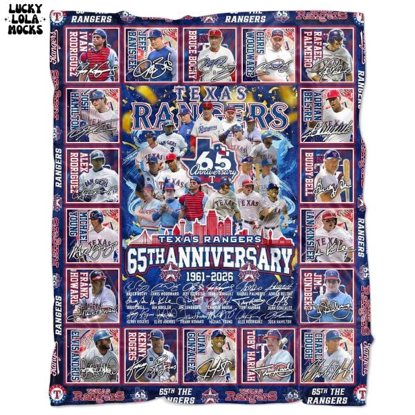 The Rangers 65th Anniversary 1961-2026 Special Edition Blanket
