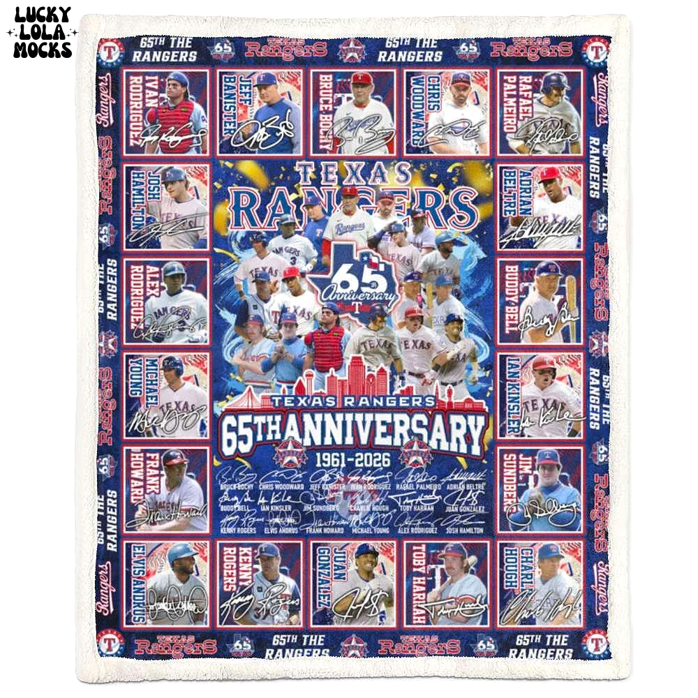 The Rangers 65th Anniversary 1961-2026 Special Edition Blanket The Rangers 65th Anniversary 1961-2026 Special Edition Blanket