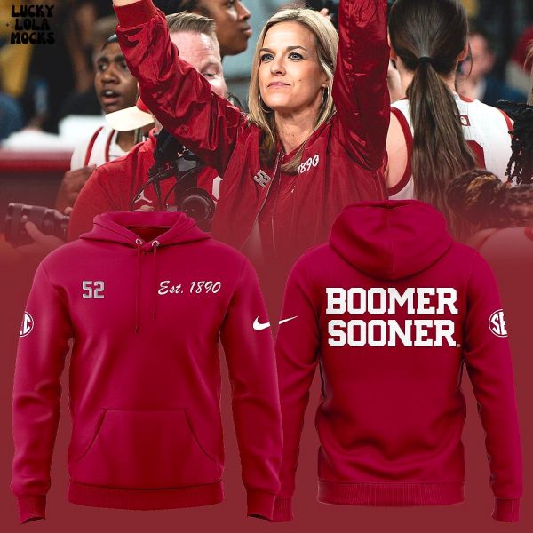 Coach Jennie Oklahoma Basketball 2025 Red Hoodie