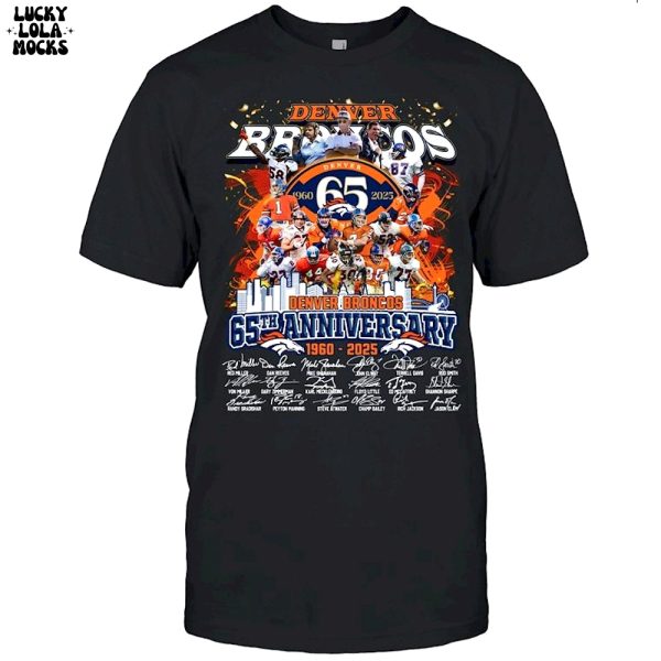 Denver Broncos 65th Anniversary 2025 Unisex Shirt