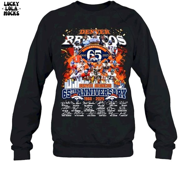 Denver Broncos 65th Anniversary 2025 Unisex Shirt