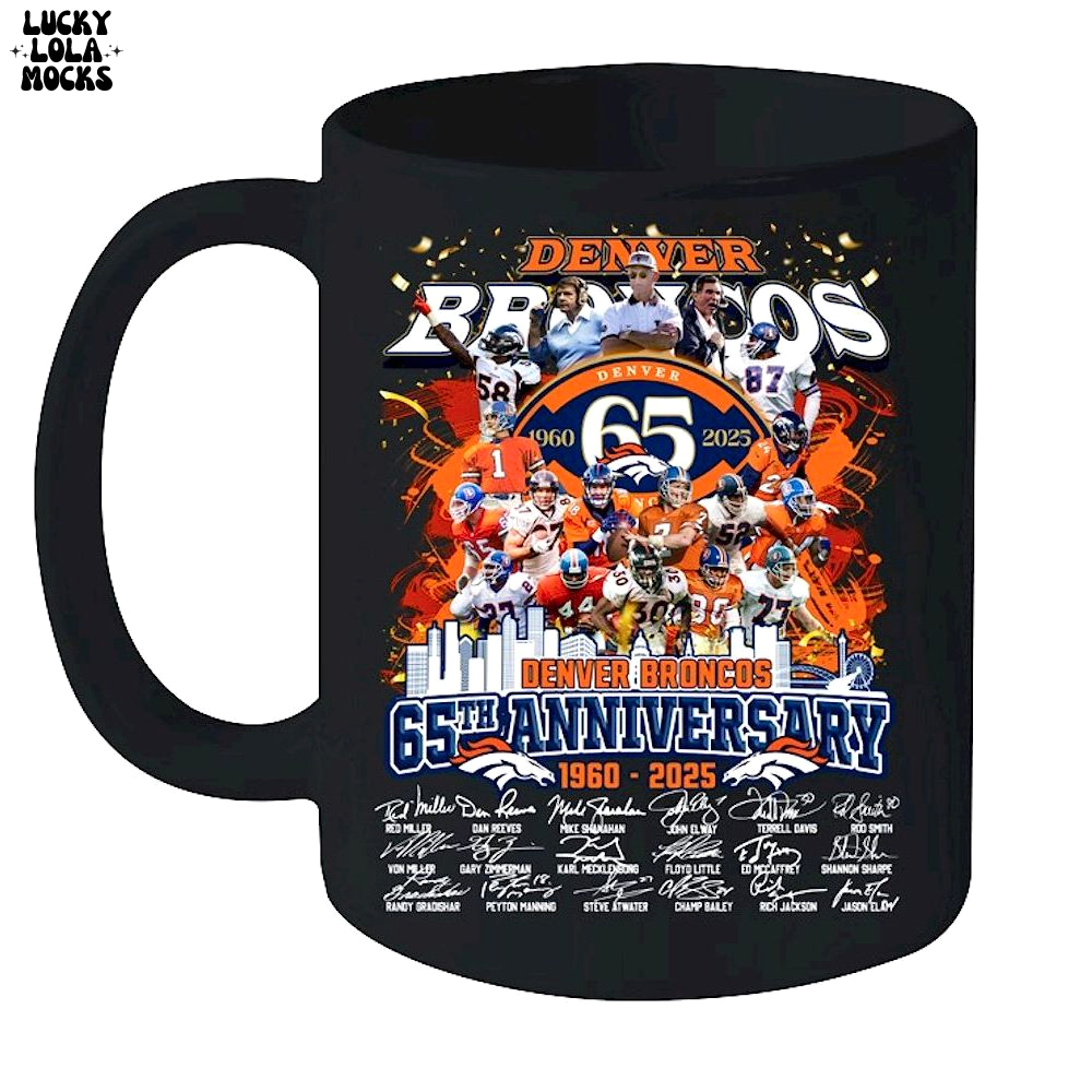 Denver Broncos 65th Anniversary 2025 Unisex Shirt Denver Broncos 65th Anniversary 2025 Unisex Shirt