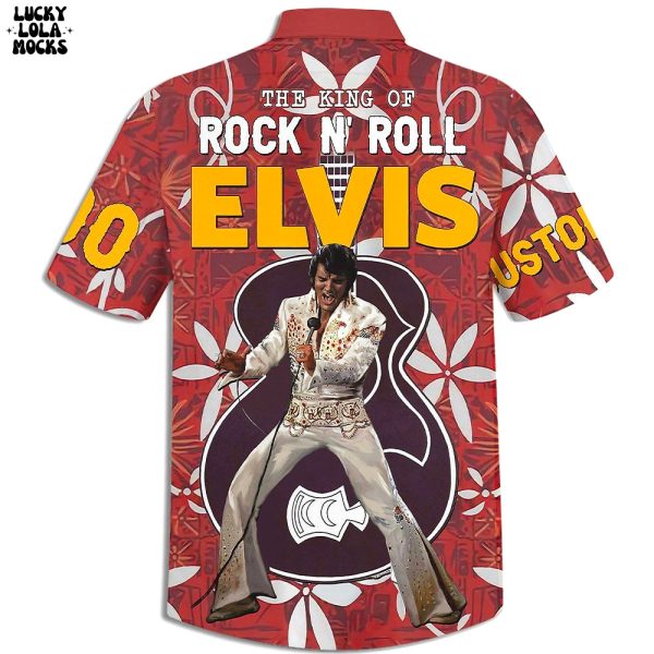 Elvis Presley The King Of Rock N Roll Elvis Summer Hawaiian Shirt