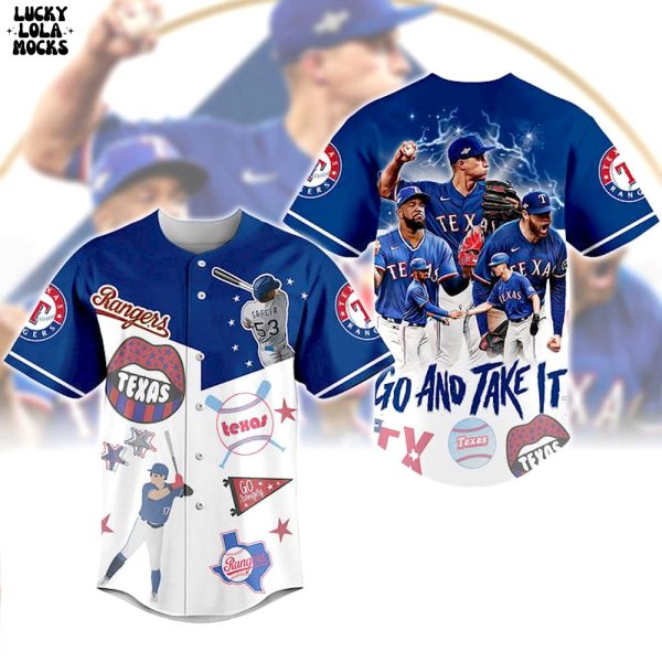 Go And Take It Texas Rangers Jersey