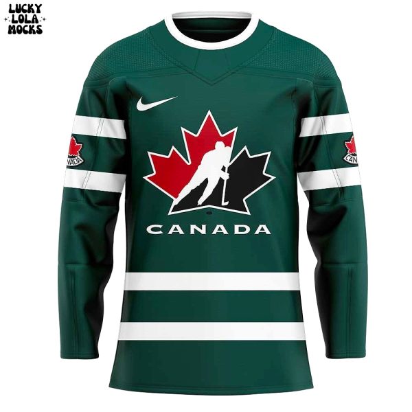 Hockey Canada St Patrick Day 2025 Custom Name Hockey Jersey