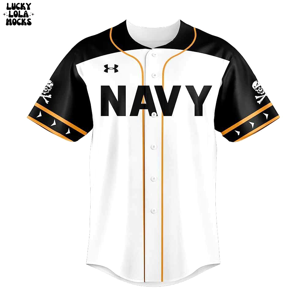 Navy Baseball Fear The Bones Baseball Jersey 2025 Navy Baseball Fear The Bones Baseball Jersey 2025