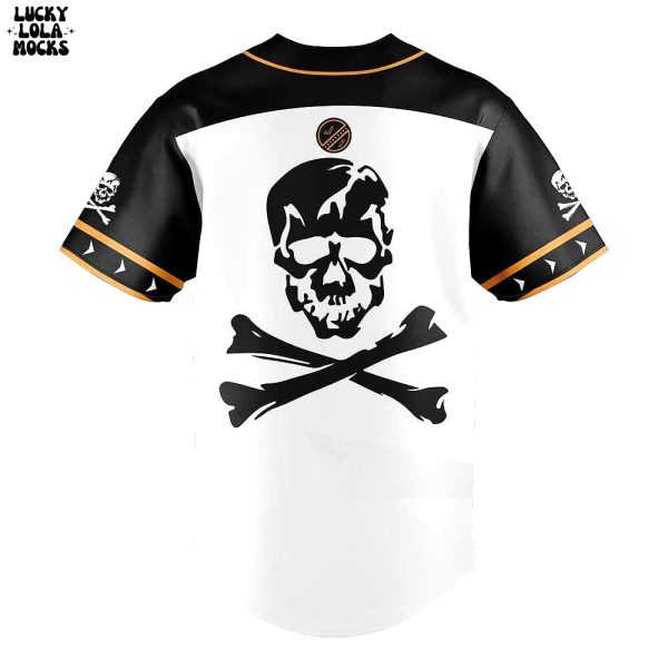 Navy Baseball Fear The Bones Baseball Jersey 2025