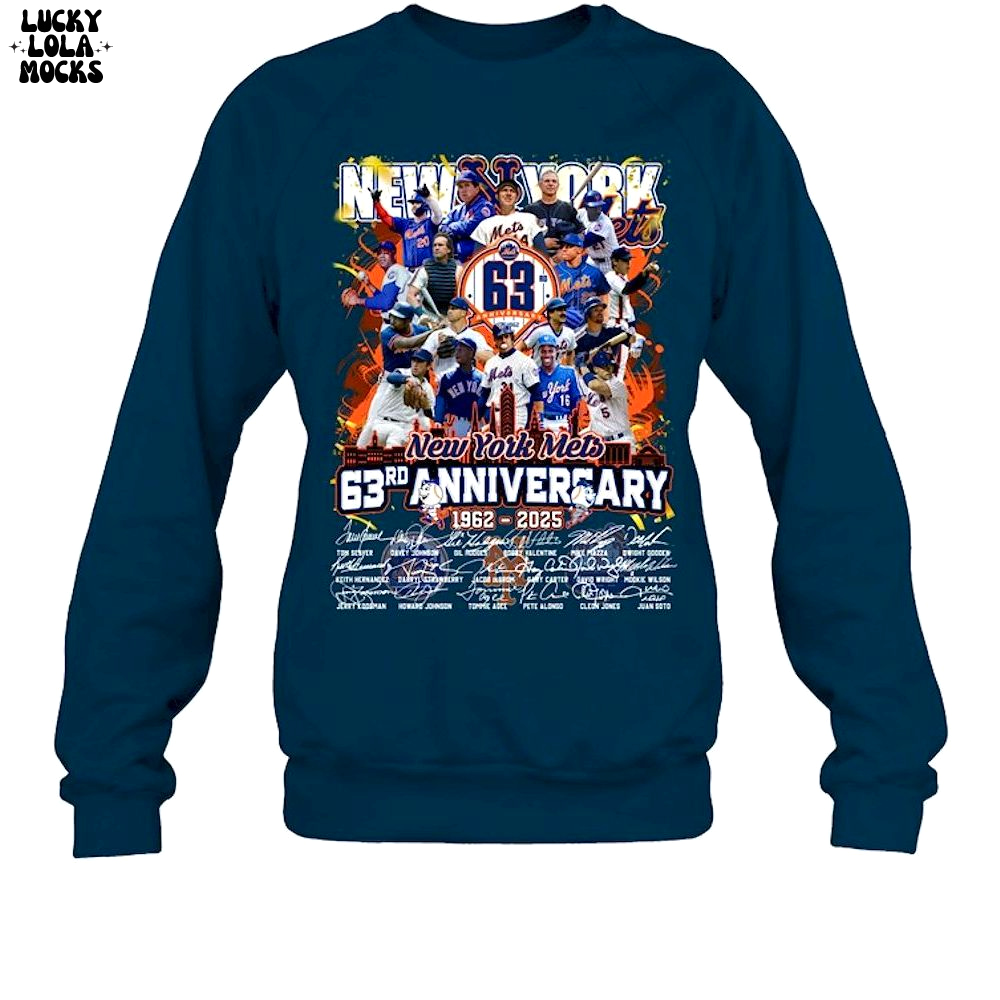 New York Mets 63rd Anniversary For Fans T-Shirt New York Mets 63rd Anniversary For Fans T-Shirt