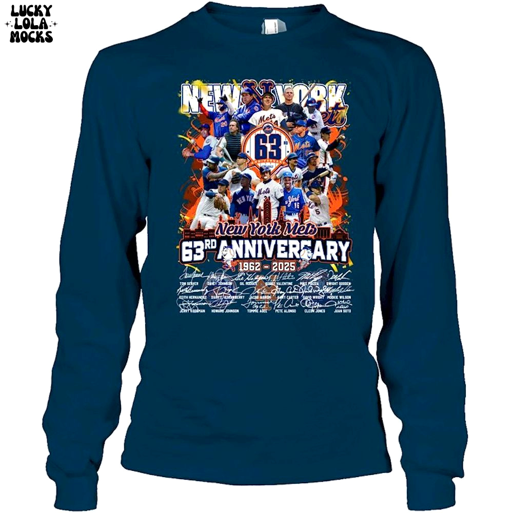 New York Mets 63rd Anniversary For Fans T-Shirt New York Mets 63rd Anniversary For Fans T-Shirt