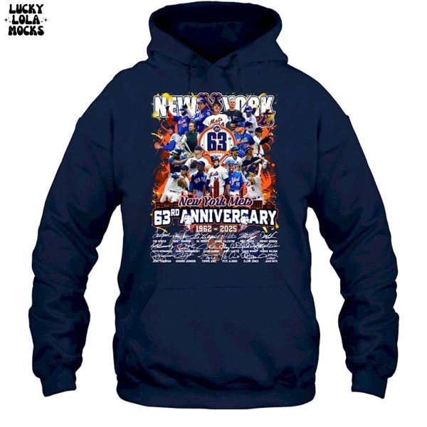 New York Mets 63rd Anniversary For Fans T-Shirt