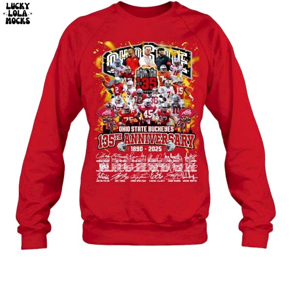 Ohio State Buckeyes 135th Anniversary 2025 T-Shirt