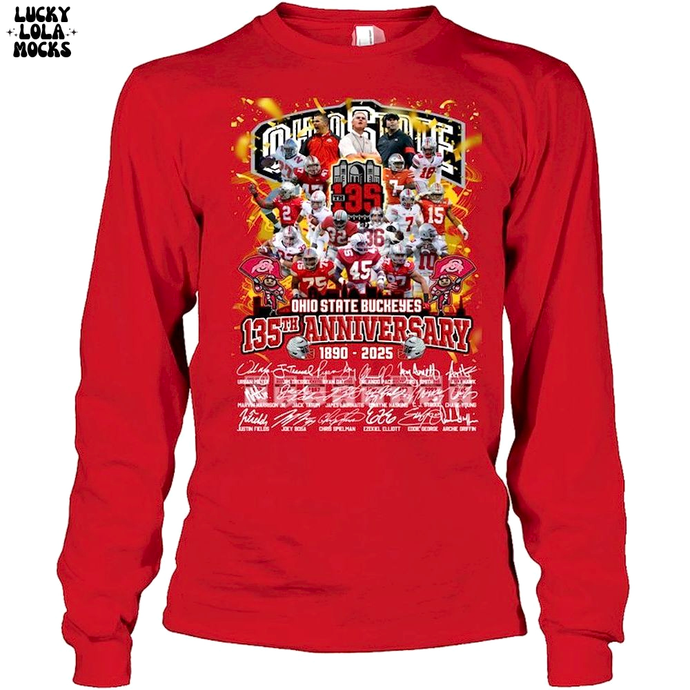 Ohio State Buckeyes 135th Anniversary 2025 T-Shirt Ohio State Buckeyes 135th Anniversary 2025 T-Shirt