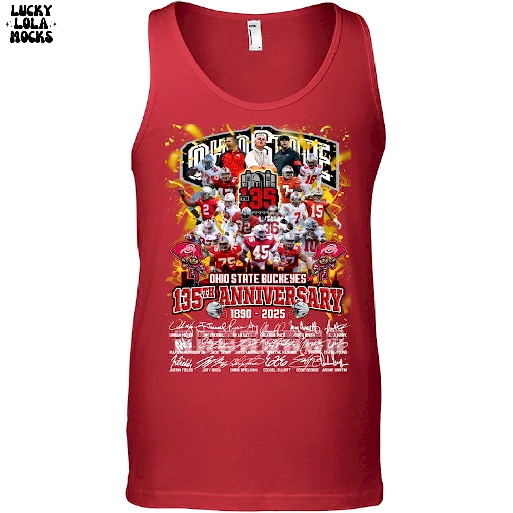 Ohio State Buckeyes 135th Anniversary 2025 T-Shirt Ohio State Buckeyes 135th Anniversary 2025 T-Shirt