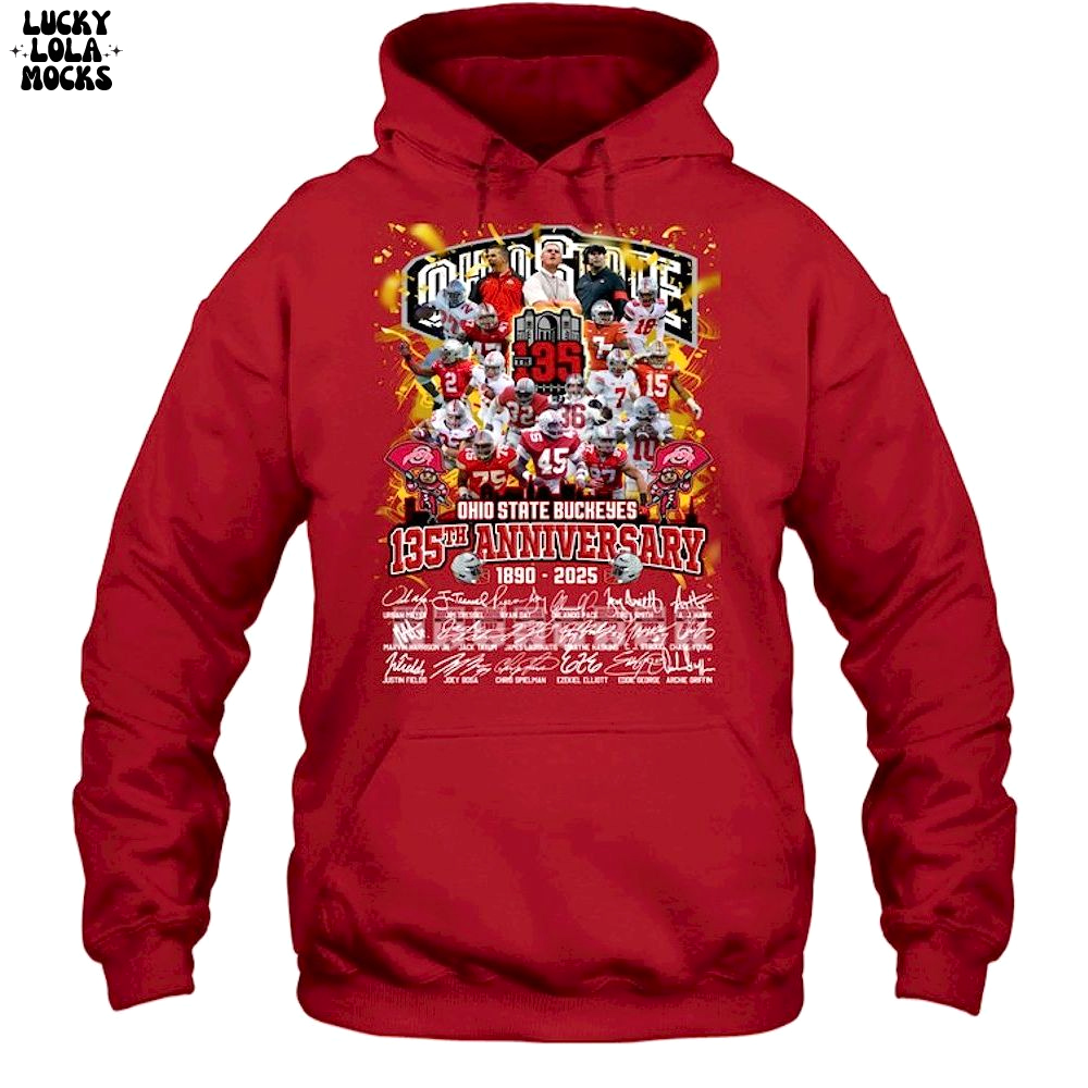 Ohio State Buckeyes 135th Anniversary 2025 T-Shirt Ohio State Buckeyes 135th Anniversary 2025 T-Shirt