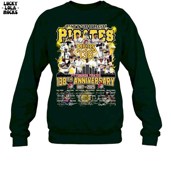 Pittsburgh Pirates 138th Anniversary 1887-2025 Unisex T-Shirt