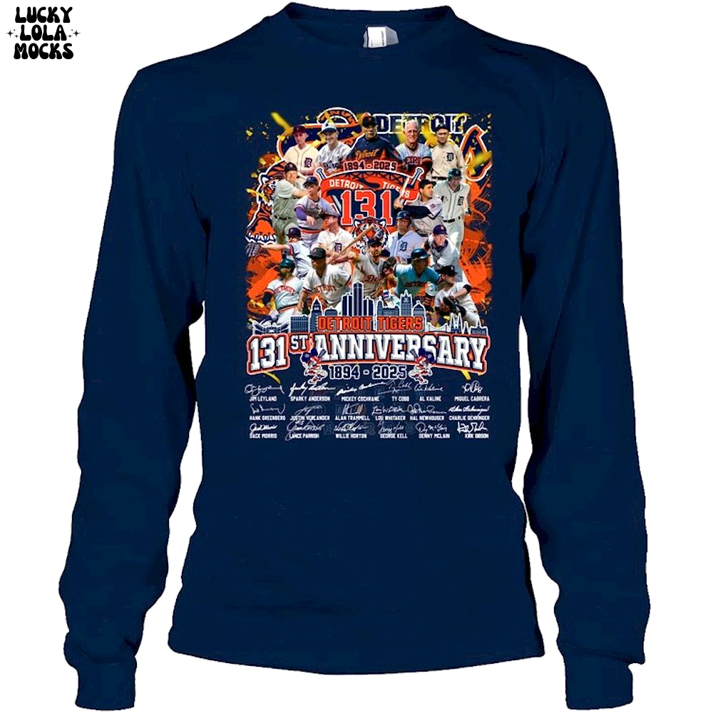 The Tigers 131st Anniversary 2025 Premium Unisex Shirt The Tigers 131st Anniversary 2025 Premium Unisex Shirt
