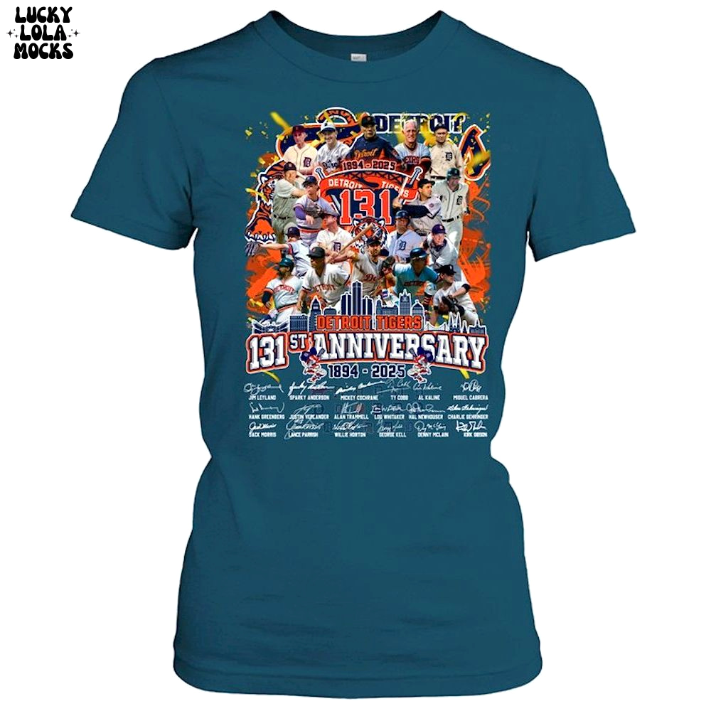 The Tigers 131st Anniversary 2025 Premium Unisex Shirt The Tigers 131st Anniversary 2025 Premium Unisex Shirt