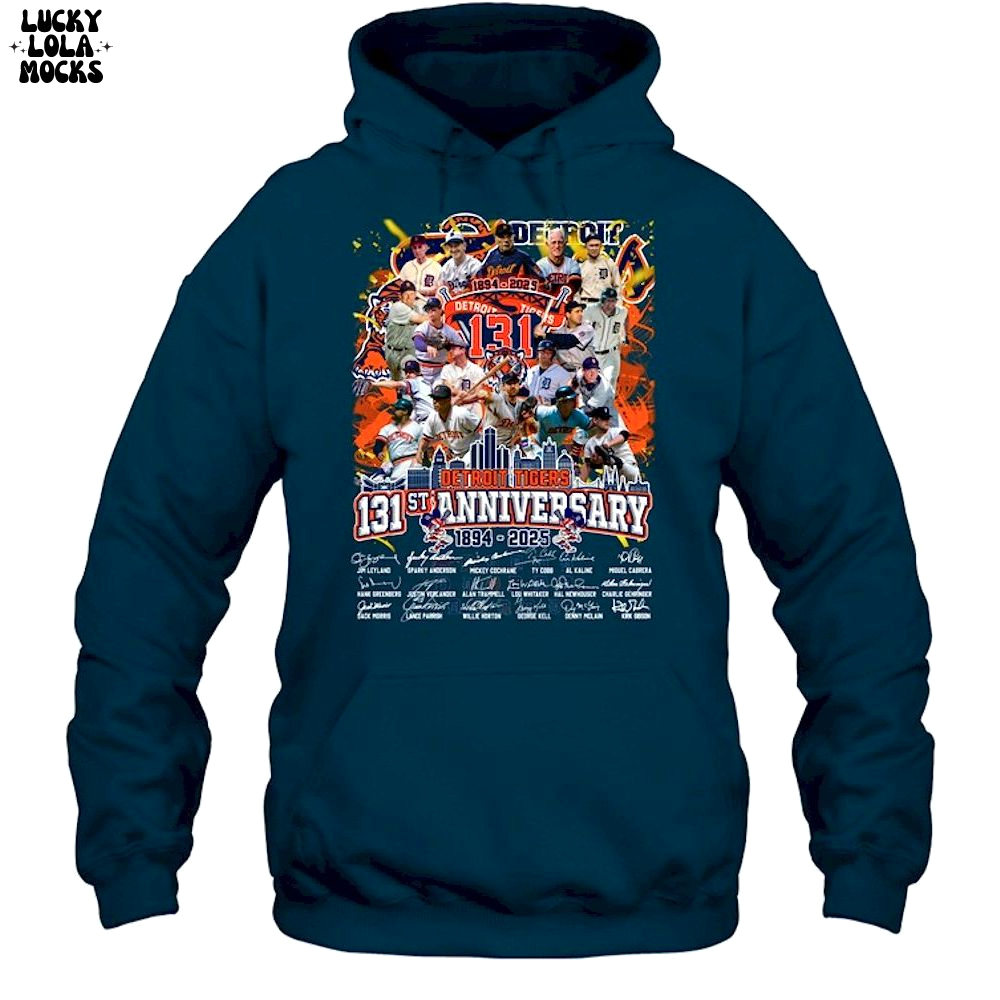 The Tigers 131st Anniversary 2025 Premium Unisex Shirt The Tigers 131st Anniversary 2025 Premium Unisex Shirt