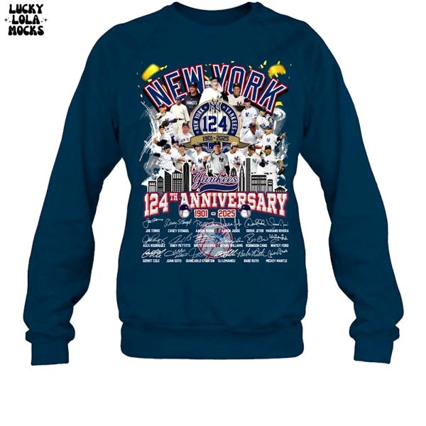 The Yankees 124th Anniversary 2025 Limited Unisex T-Shirt