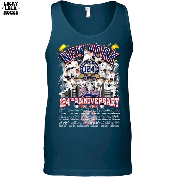 The Yankees 124th Anniversary 2025 Limited Unisex T-Shirt