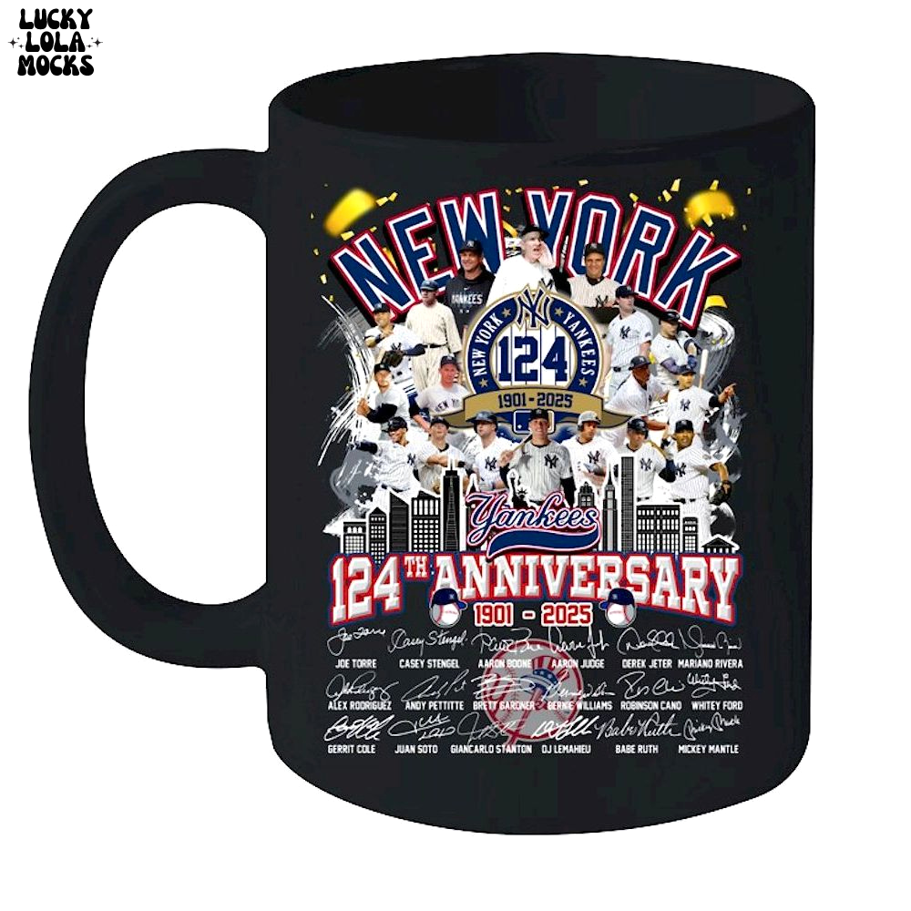 The Yankees 124th Anniversary 2025 Limited Unisex T-Shirt The Yankees 124th Anniversary 2025 Limited Unisex T-Shirt