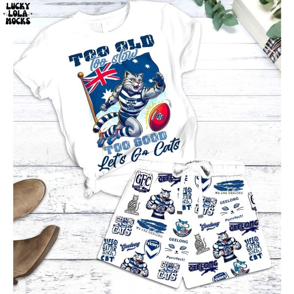 Too Old Too Slow Let Go Cats Pajamas Set