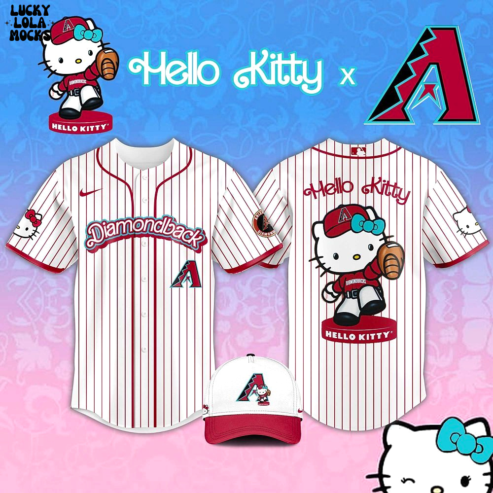 Arizona Diamondbacks x Hello Kitty Night For Fans 2025 Jersey Arizona Diamondbacks x Hello Kitty Night For Fans 2025 Jersey