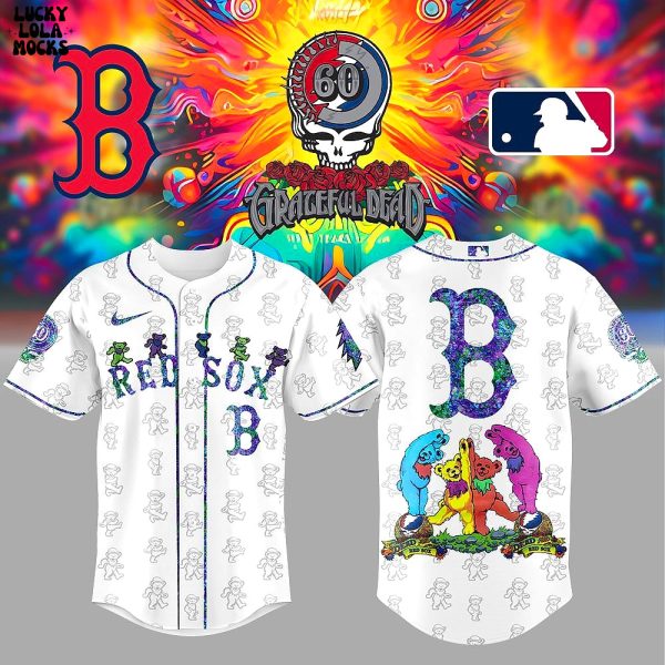 Boston Red Sox Grateful Dead 60th Tour Baseball Jersey Jersey