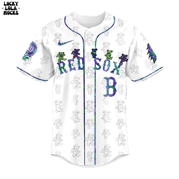 Boston Red Sox Grateful Dead 60th Tour Baseball Jersey Jersey