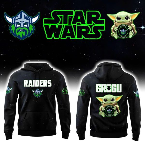 Canberra Raiders x Grogu Star Wars 2025 Hoodie