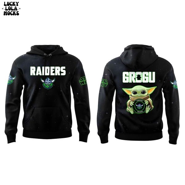 Canberra Raiders x Grogu Star Wars 2025 Hoodie