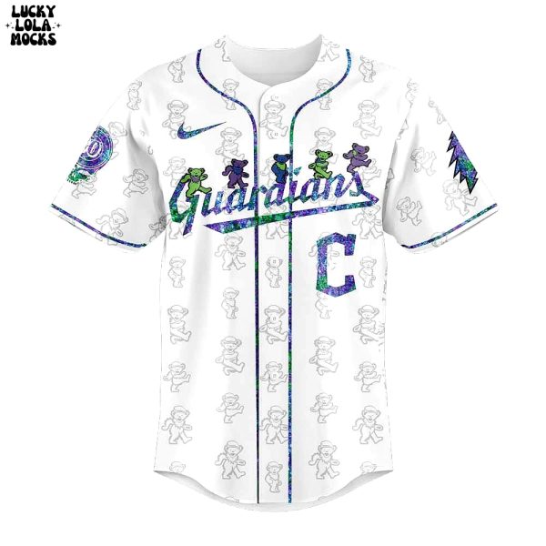 Cleveland Guardians 60th Anniversary Grateful Dead Edition Baseball Jersey