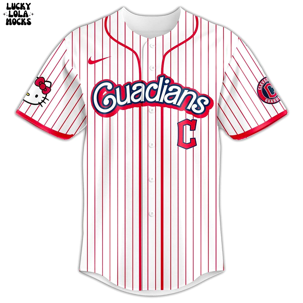 Cleveland Guardians x Hello Kitty Night For Fans 2025 Jersey Cleveland Guardians x Hello Kitty Night For Fans 2025 Jersey