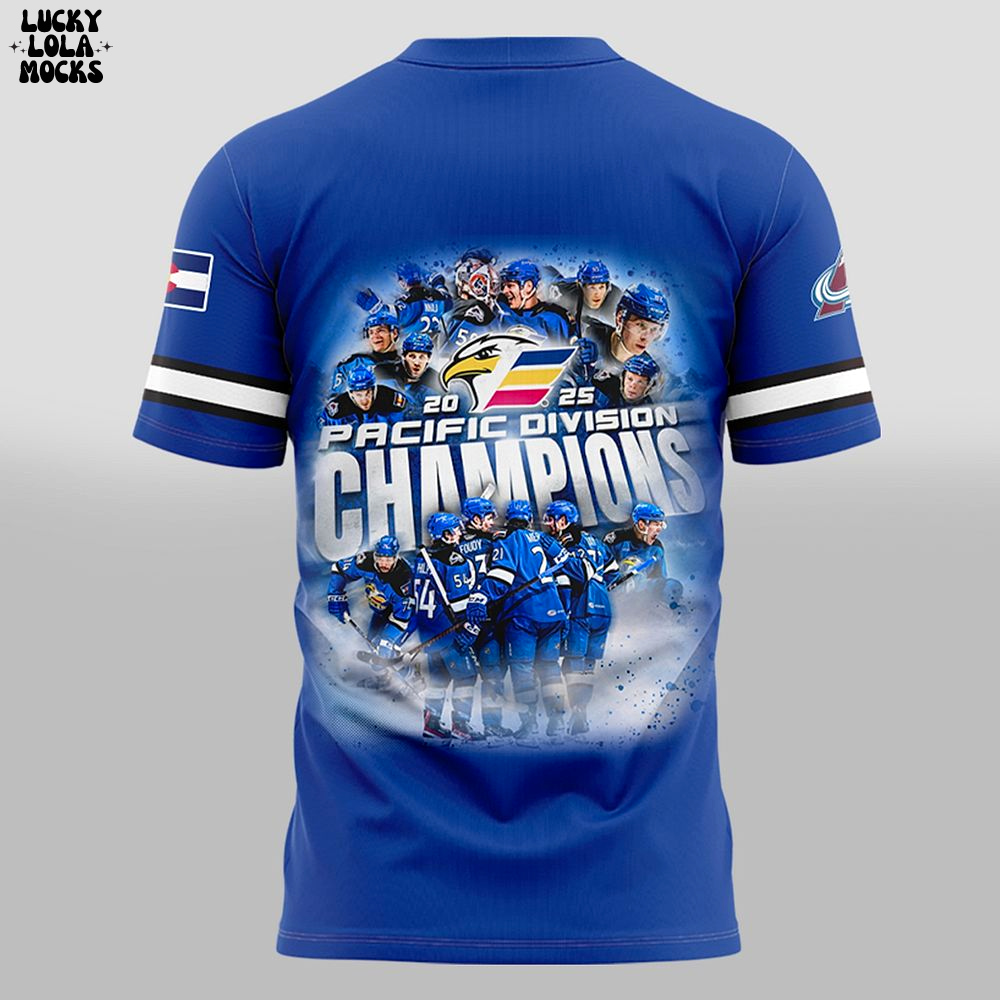 Colorado Eagles Are Pacific Division Champions 2025 T-Shirt Colorado Eagles Are Pacific Division Champions 2025 T-Shirt
