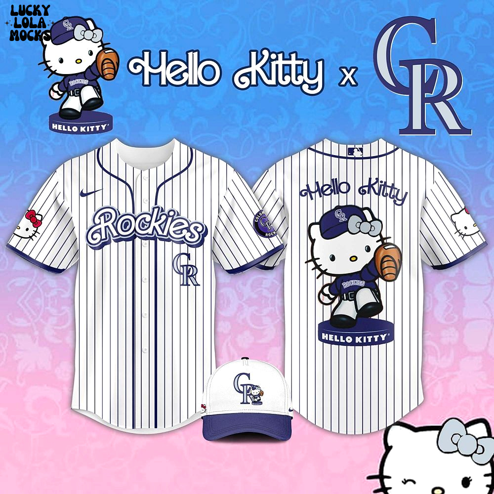 Colorado Rockies x Hello Kitty Night For Fans 2025 Jersey Colorado Rockies x Hello Kitty Night For Fans 2025 Jersey