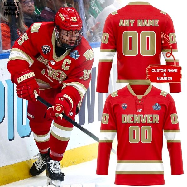 Denver Pioneers Final Four 2025 Hockey Jersey